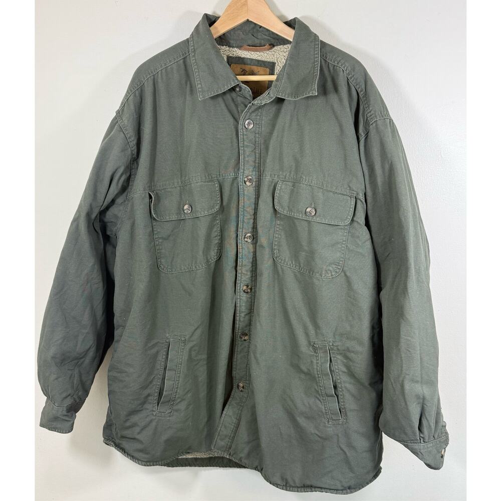 Sherpa Lined Workwear Jacket Mens XXL OutdoorLife Barn Coat